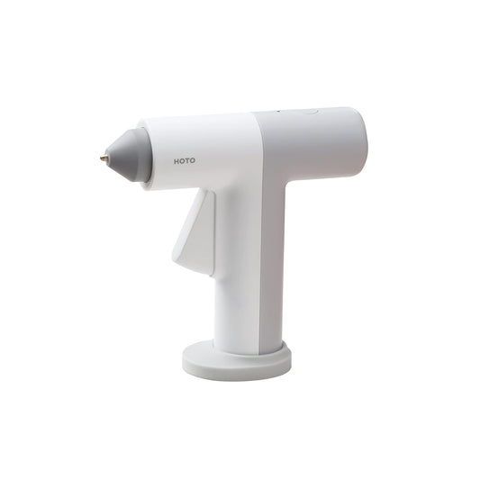 HOTO Cordless Hot Glue Gun, 30s Fast Heating, Smart Safety Control Mini Hot Glue Gun with Colored & Clear Glue Sticks, Anti-Drip, USB-C Rechargeable for Crafts DIY Arts, Creative Decorations & Repairs