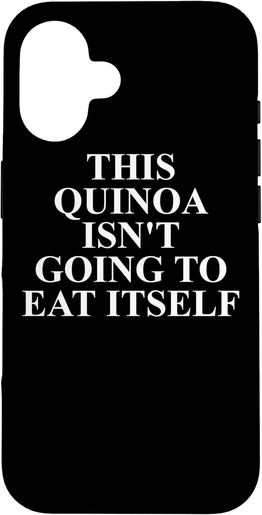 Cool Quinoa Humor Quote Merch 16 Quinoa Apparel - Funny Quinoa Lover Novelty Design Case for iPhone