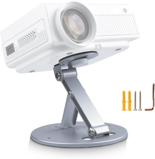 ZDSSY Setup, (1/4-Inch Mini Projector Stand Table, Desk, Wall and Ceiling Mount, Ultra-Stable with Easy Compact
