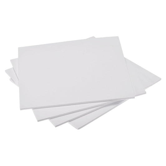 uxcell White EVA Foam Sheets 10 x 10 Inch 5mm Thickness for Crafts DIY Projects, 4 Pcs