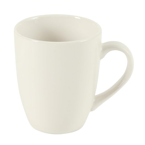 Gibson Home Great Essentials 12 Ounce Porcelain Coffee Mugs - Set of 12 - Cups for Latte, Hot Tea, Cappuccino, Mocha, Espresso, Cocoa