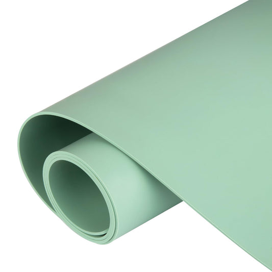 Silicone Mats for Kitchen Counter, Nonslip Silicone Mats for Crafts Countertop Protector Heat Resistant Mat (Light Green, 78.7"L x 15.7"W)