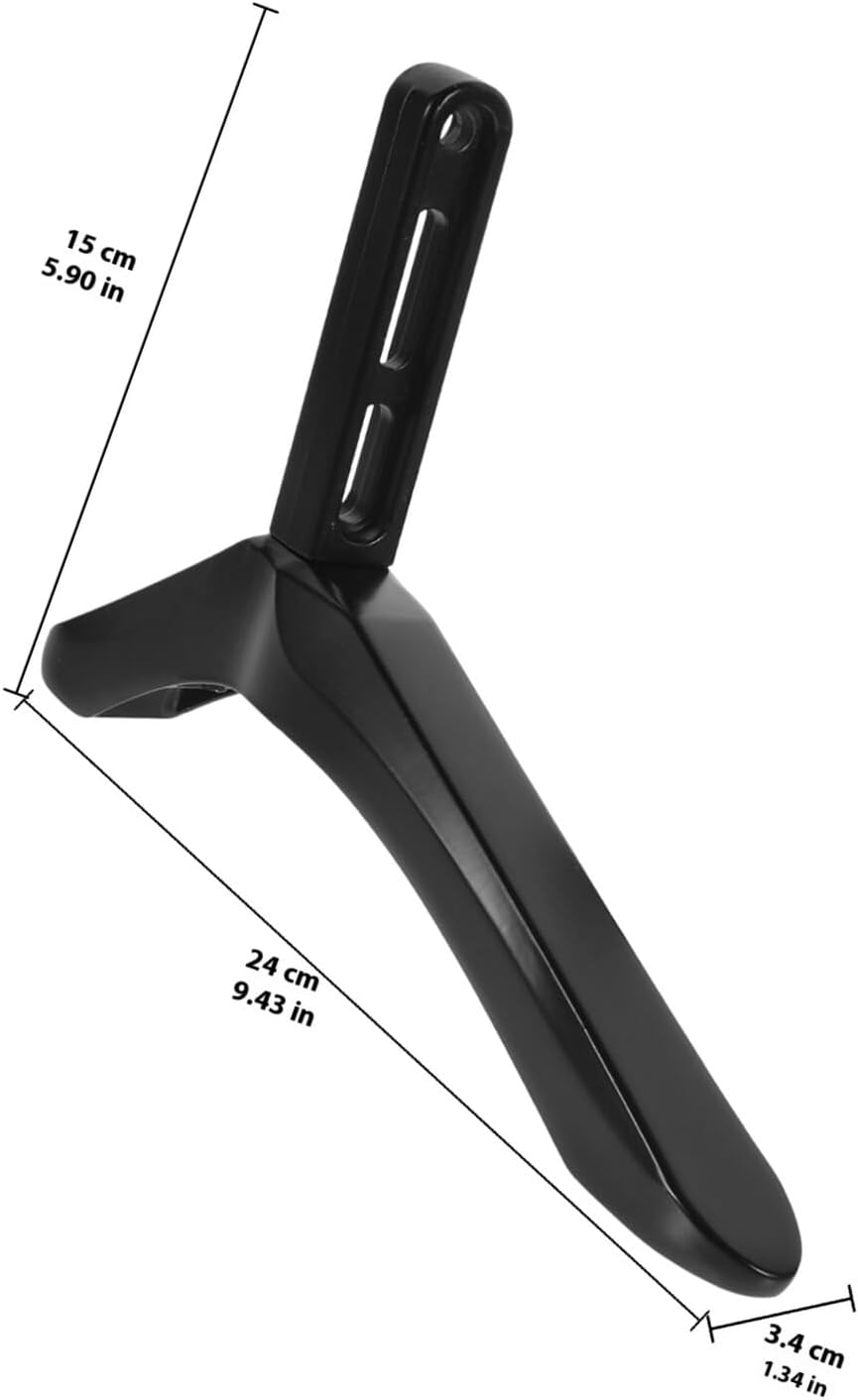 LIFKOME Tv Stand Base Pedestal with Screws Black Tv Support Feet for Tabletop Replacement for Flat Screen Displays Home