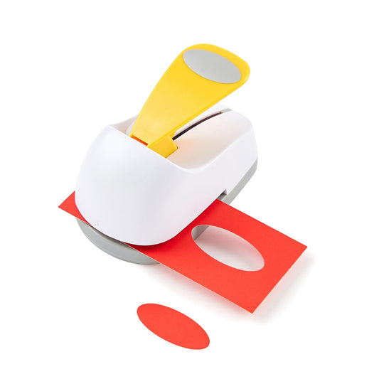 Craft Lever Punch 2 inch Oval Paper Punch Professional Tool for Paper Crafting DIY Projects，Gifts，Stationery，Education，Greeting Cards Arts Fun Projects