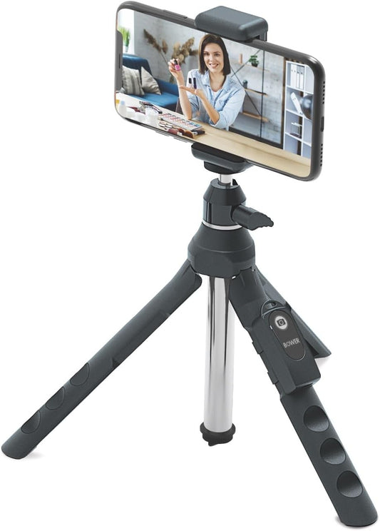Bower 6-in-1 Multipod Tripod Selfie Stick with Remote Shutter for Smartphones