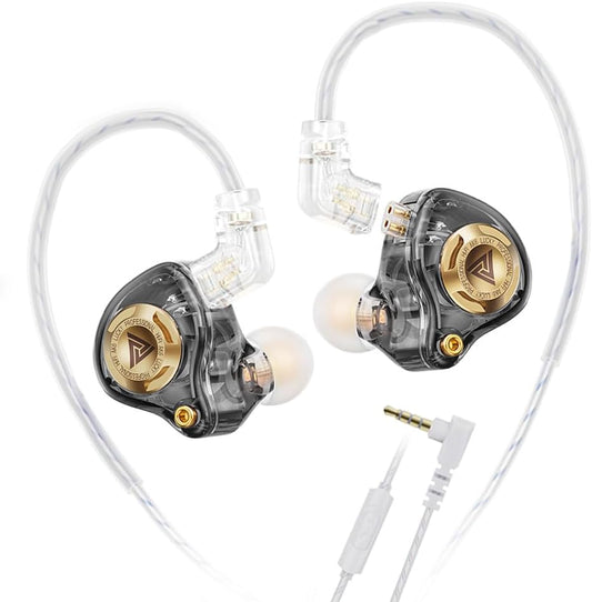 Yeabomy Ak6 3-Level Qkz Lucky in Ear Monitor, HiFi Wired Earbuds, Tunable Sound Wired Headphones Gaming Earbuds