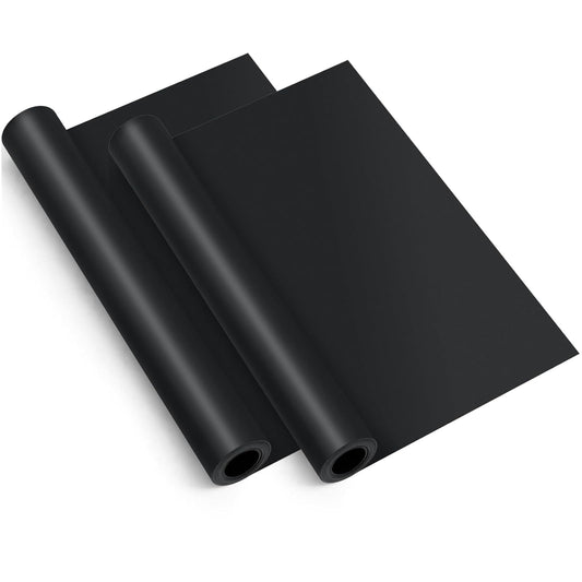 MVRPOWER 1Pcs/2Pcs Magnetic Sheets 0.98x3.28FT, 0.002FT Thick Non Adhesive Magnet Sheet for Crafts, Black