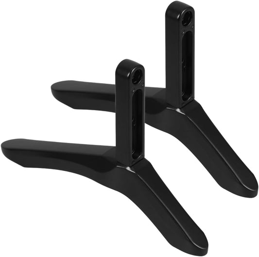 TOPPERFUN TV Stand Base Aluminum Alloy No-Drill Desktop Mount Stable TV Riser Stand Universal Tabletop Support