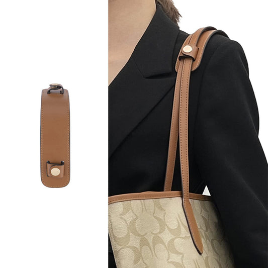 jiesinlov Microfiber Leather Shoulder Strap Pads Replacement Cushion Strap Covers for Tote Bags Detachable (Brown)