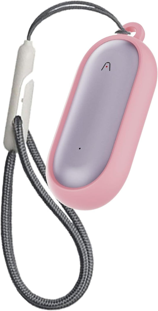 Tedubax Silicone Case PLAUD NotePin AI/NotePin S Voice Recorder Accessories with Lanyard - Pink
