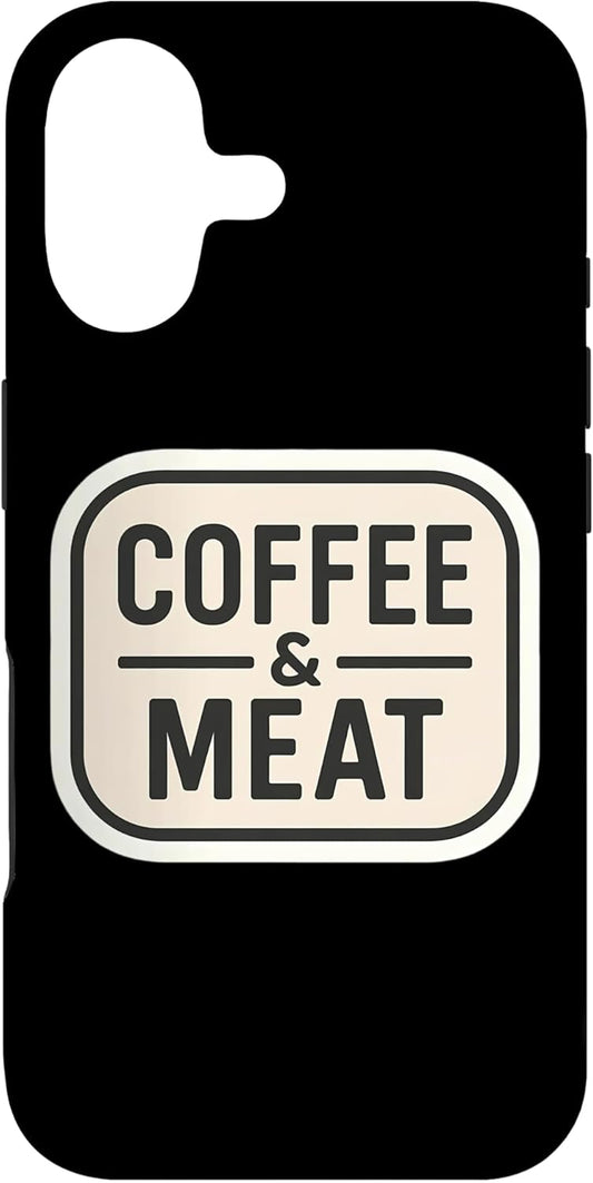 Coffee And Meat Carnivore Paleo Keto Diet Merch 17 Coffee and Meat Carnivore Paleo Keto Diet Ketogenic Low Carb Case