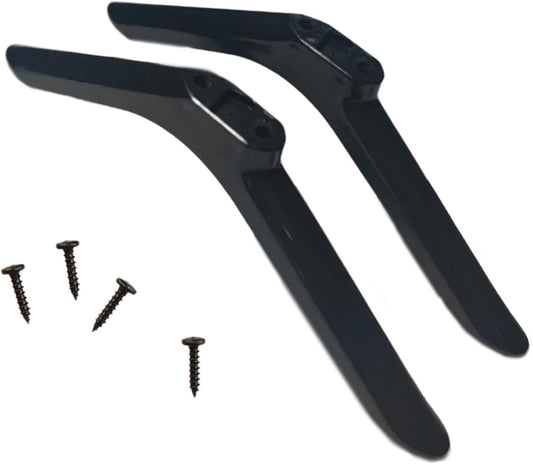 ZGUZMCMK 2 19cmx5cmx1.6cm Pieces Tabletop TV Stand Base Table Top TV Legs Simple Assembly