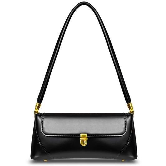 Black Shoulder Bag for Women Vintage Purses Retro Clutch Purse Small Cute Hobo Handbag