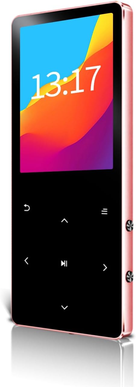 Tengsen Mp3 5.3, Mp3 128GB, Gold,32GB) Player with Bluetooth Portable Digital Music Player with Speaker, FM Radio
