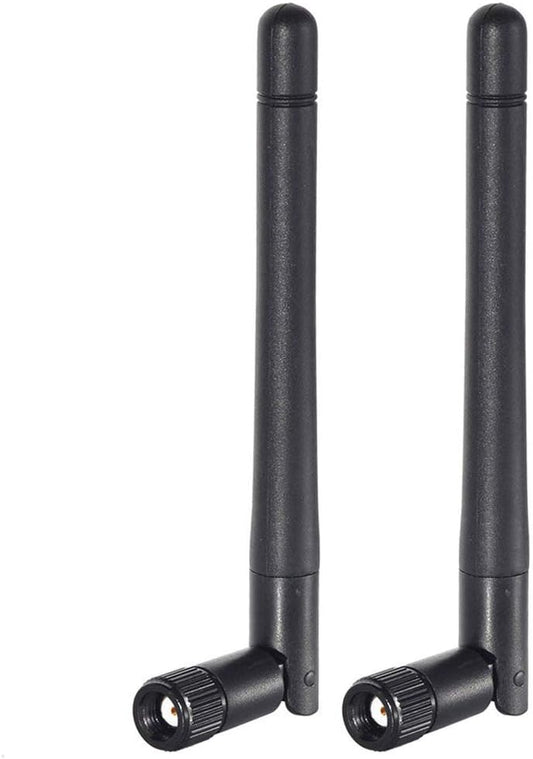 BINGFU 2.4GHz 5GHz 5.8GHz 3dBi (2-Pack) Dual Band WiFi MIMO RP-SMA Male Bluetooth Antenna for PC Computer WiFi Router