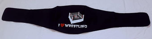 Wrestling, Boxing, Trophy Belt, FFL, Universal Replica Championship Belt Protective Cover, Carry Cover, Water and Humidity Resistant, Black and Red Colors