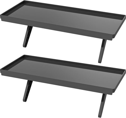 2 Pack 12 Inch Top Shelf TV Mounting Bracket Flat Panel Mount for Streaming Devices, Media Boxes, Speakers and Home