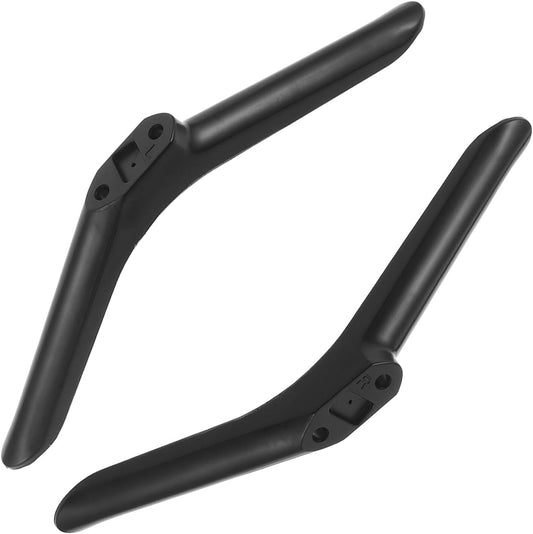 TOMETURE 32-inch 1 Tv Stand Legs Replacement for Flat Screen with Screws and Non-Slip Feet Black Tv Tabletop Base