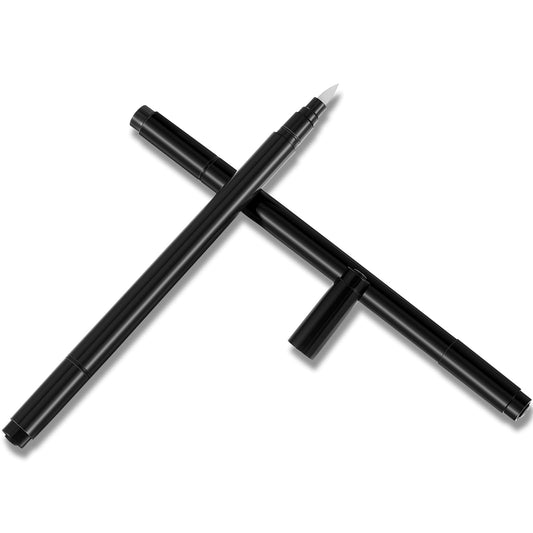 Dual Ended Embossing Pens 2 Pieces Black Embossing Pens for Powder DIY Art Paper Crafting Scrapbooking Drawing Stamping