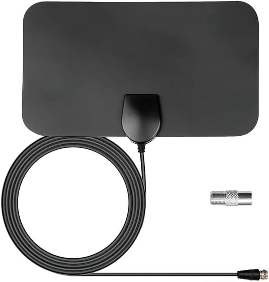ZBJBinCH 4K 200 Indoor TV Aerial Antenna, TV Antenna, Booster with Strong Signal, HD Digital Antenna with Miles Long