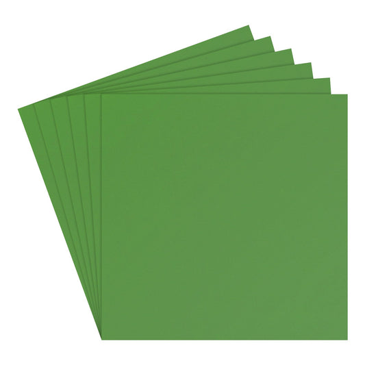Rebower 6Pcs Foam Sheets Crafts Foam Arts Paper 10 x 10 x 1/8 Inch [for Crafts Project, Scrapbooking, DIY, Party Handicraft, Costumes]-25cm x 25cm x 3mm / Green
