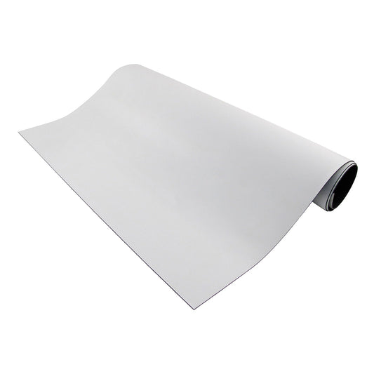 Master Magnetics Flexible Magnetic Sheet - Non-Adhesive Magnet - Ideal for Car Signs - Strong DIY Magnets for Fridge, Dry Erase Board, Crafting - 24.5" L x 12" W - White Vinyl Front - 1-Pack