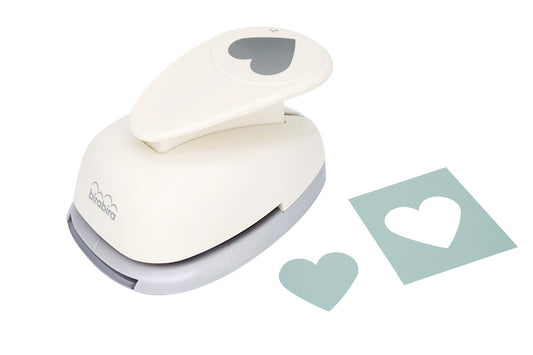 Bira Craft 2 inch Heart Lever Action Craft Punch, Valentine’s Day Punch, for Paper Crafting Scrapbooking