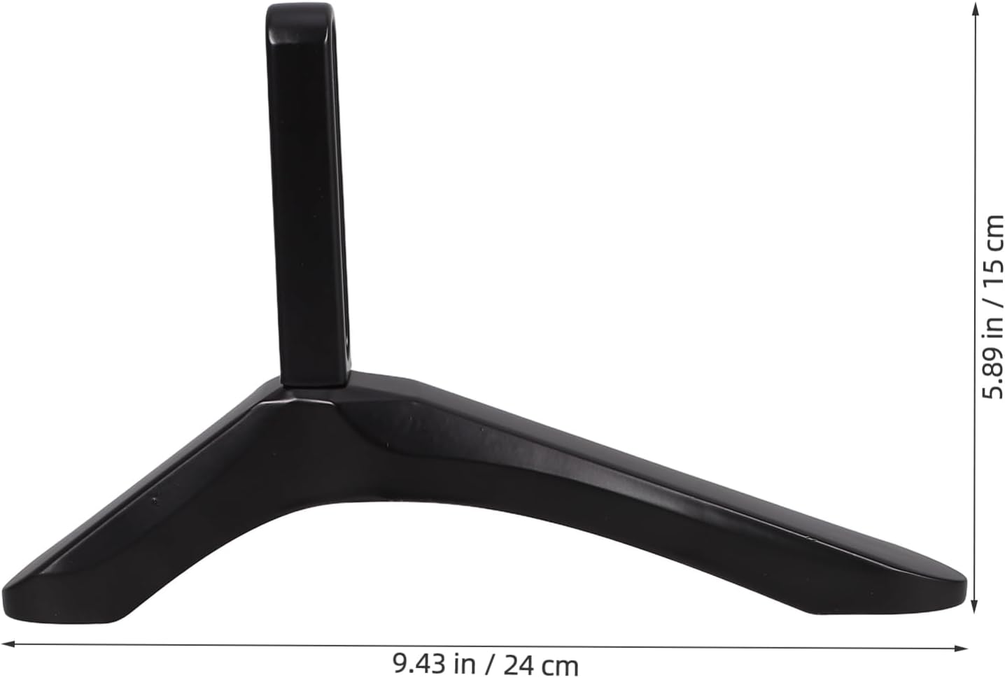 Cabilock Universal TV Stand Screws Adjustable Tabletop TV Base Bracket Height Adjustable Sturdy Metal Construction