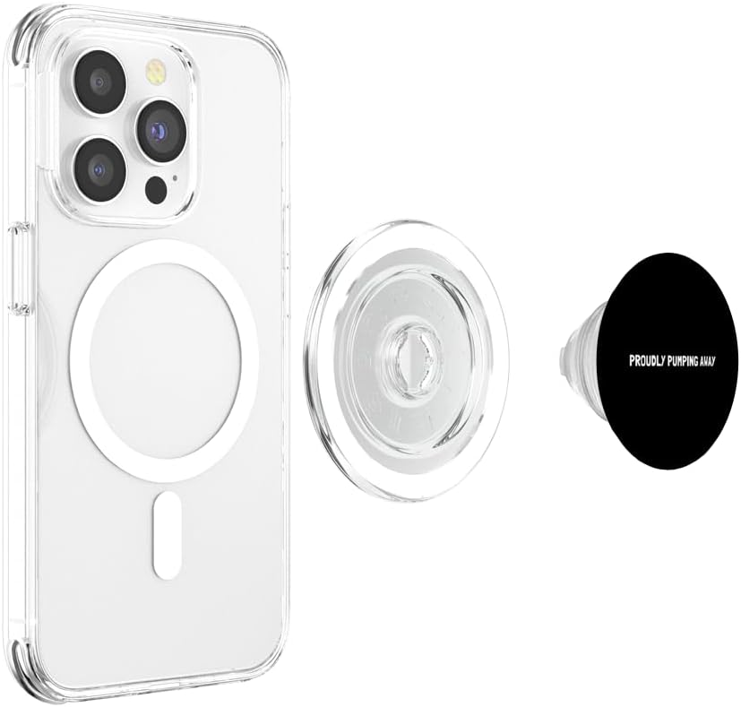 Breastfeeding Supplements And Newborn Essentials Proudly Pumping Away - Breastfeeding - Breast Pump Quotes PopSockets