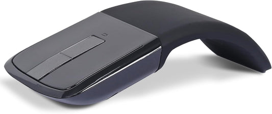 WUDEMWWFE Bluetooth Arc Mouse Foldable Slim and Portable Mini Wireless Computer Travel Mouse Folding Optical Touch Mice