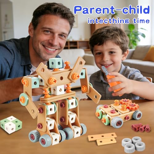Kids Tool Set with Drill, 148Pcs Toddler Tool Set with Toolbox,STEM Montessori Toys for 3 -5Year Old, Educational Construction Toy, Pretend Play Toys for 3 4 5 6 Year Old Boys, Birthday Gift for Kids