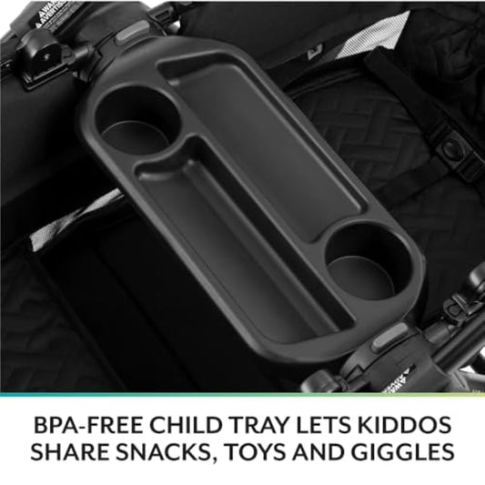 Evenflo Pivot Xplore Dreamz All-Terrain Stroller Wagon with Bassinet Insert (Voyager Green)