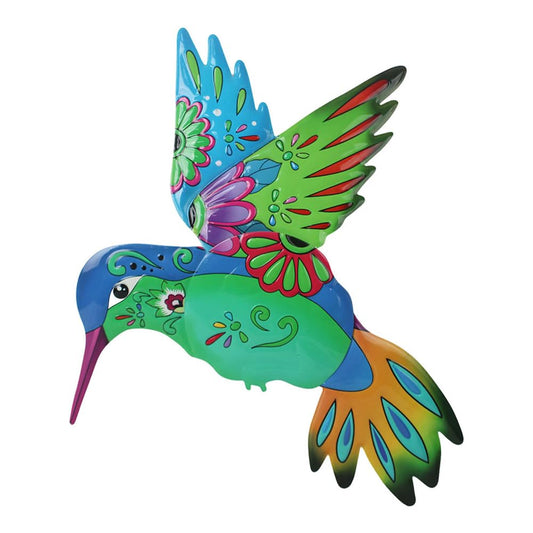VEWOGARDEN Hummingbird Wall Art, Large Outdoor Metal Hanging Wall Decor for Home Outside Patio Garden Fence Decorations