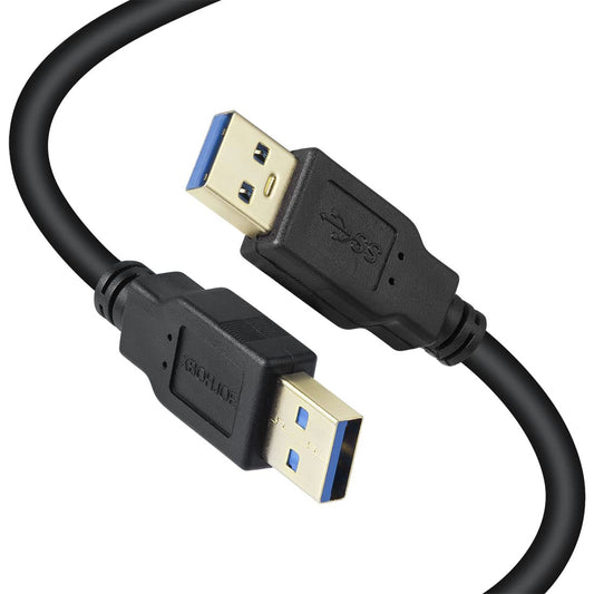 XBOHJOE 3.0 20ft 5 20FT) USB Male to Male Cable Type A Male to A Male Cord Gbps Double USB a to USB a Cable Compatible