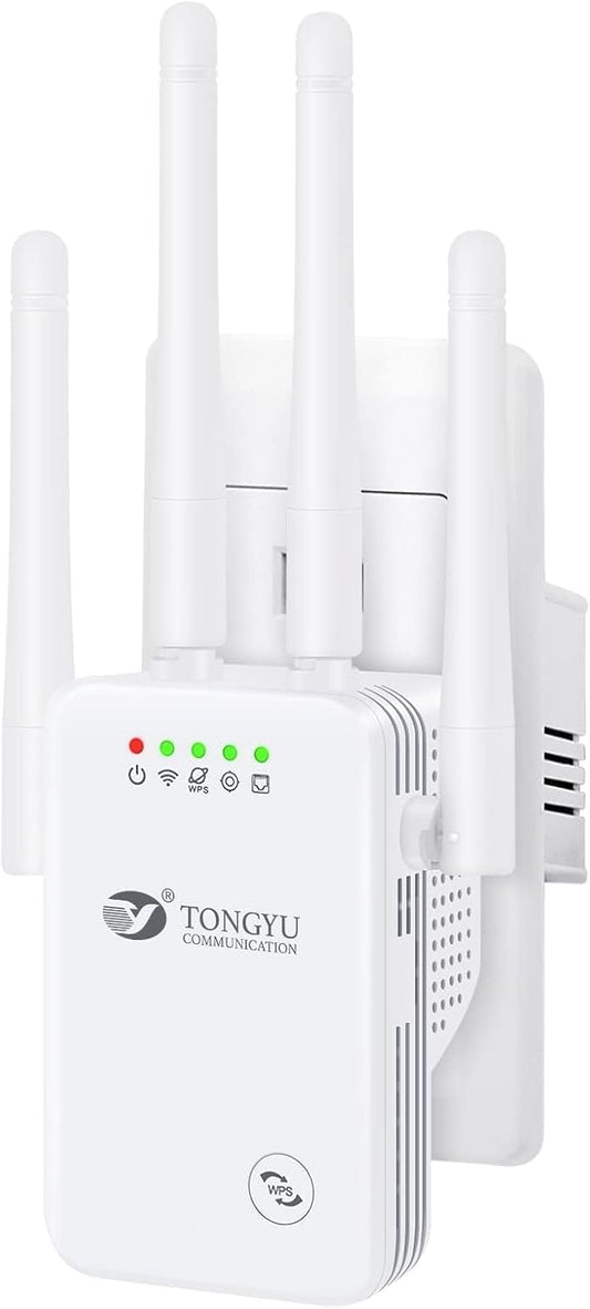 tongyu 5000 35 3-in-1 300Mbps WiFi Repeater Signal Booster for Home and Outdoor,WiFi Extender Full Coverage Range sq.ft