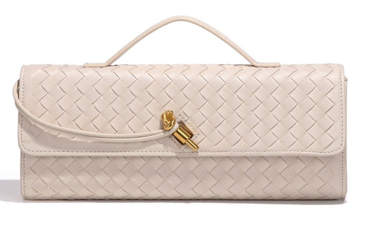 Upbull Trendy Woven Evening Clutch Purses Women Underarm Shoulder Handbag Cute Satchels Crossbody Purse PU Leather Wallet