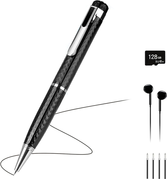 TIISIFANG 128GB Voice Recorder with Noise Cancellation - Clear Audio Recording for Meetings, Lectures & Interviews |