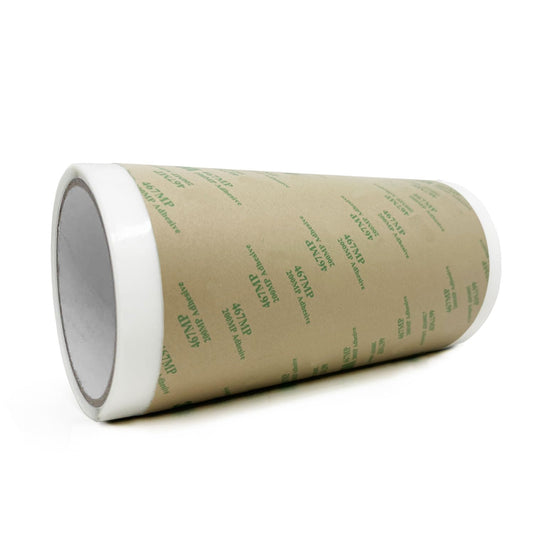 Gizmo Dorks 467MP Adhesive Transfer Tape - 6 in x 15 ft - Double Sided Industrial Strength Clear Bond, Permanent Multipurpose Adhesive for Crafts and Industrial Use