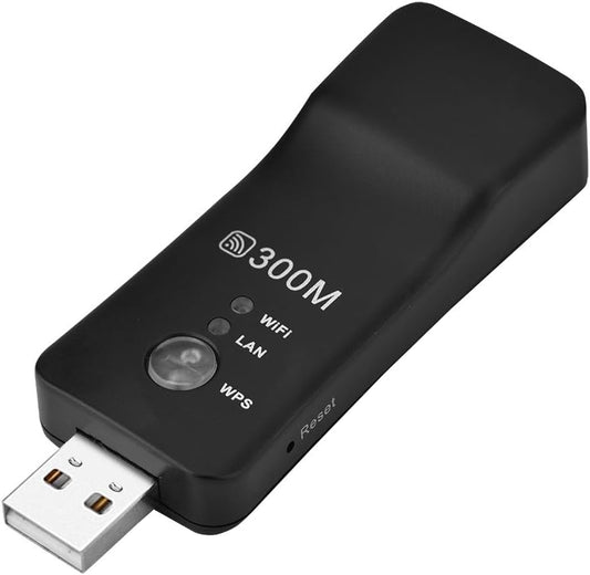 Tosuny 300M Mini WiFi Range Extender, High Speed USB Wireless Repeater WiFi Booster Signal Amplifier for Smart TV