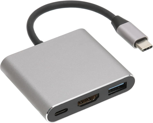 ciciglow 3 1 5Gbps 3.0/4K Laptop USB C to HDMI Video Adapter, in Multi Port USB C Hub, Docking Station with USB
