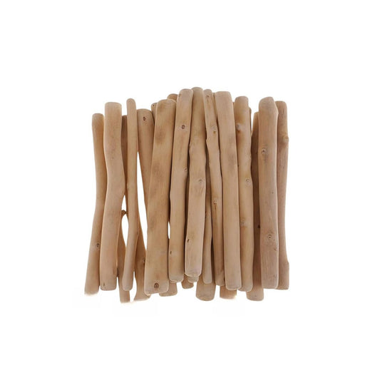 Prettyia Driftwood for Crafts, 7.78 Inch Long 0.7-1Inch in Diameter Driftwood Sticks for DIY wall Decoration, Wood Crafts Decor Irregular Wooden Stick Weighing 250 Grams