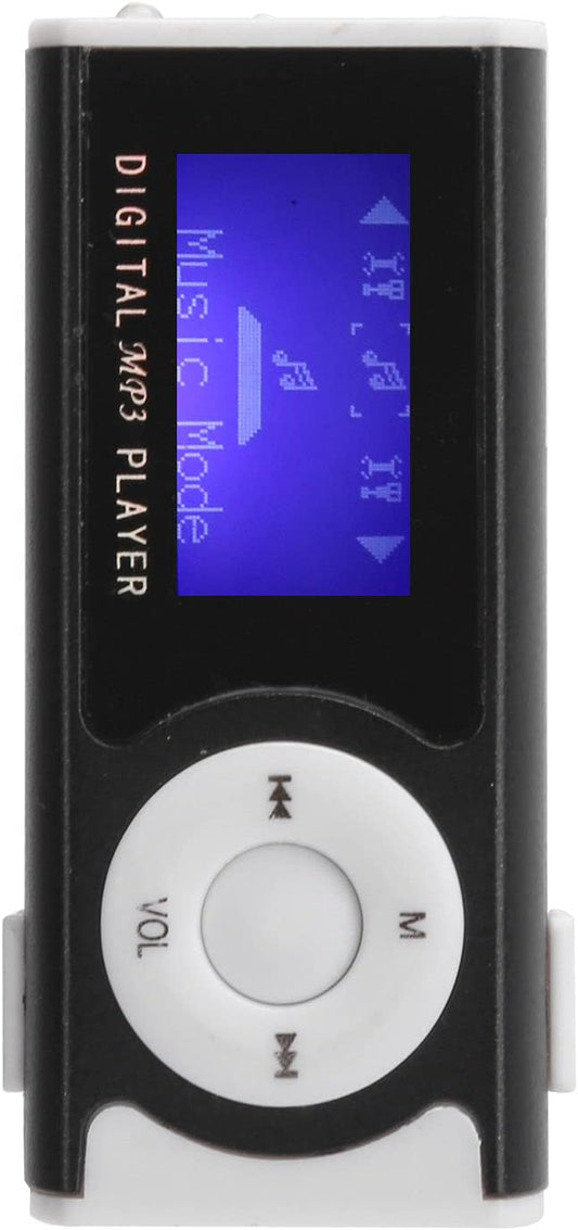 Tiiyee Mp3 16GB Player, Music Player Support Extension Card LCD Portable Digital Music Player with Earphone USB Cable