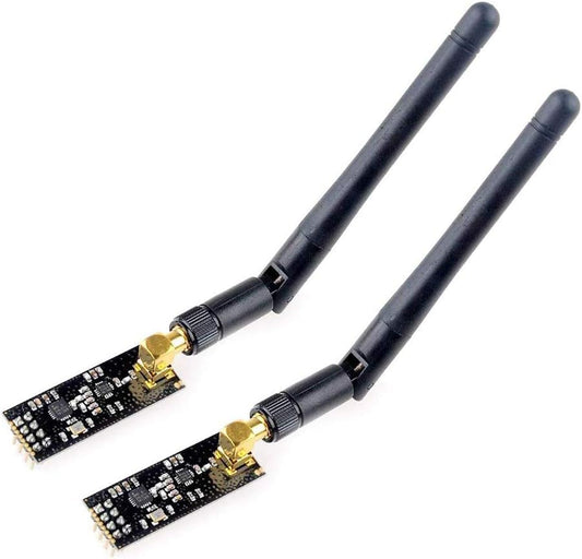 2pcs NRF24L01+PA+LNA 2.4G 1100m HiLetgo Wireless Transceiver RF Transceiver Module with SMA Antenna