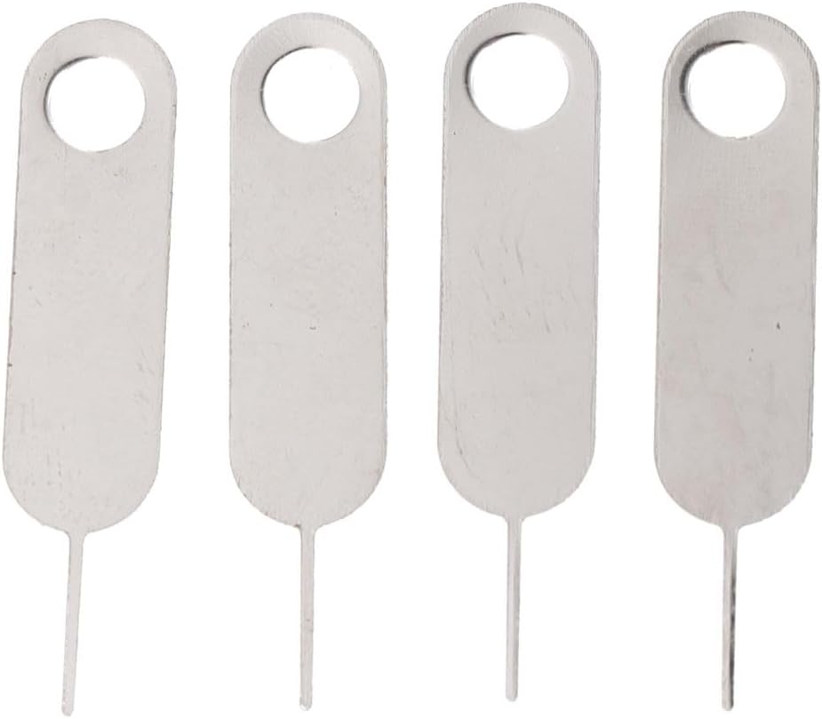 100pcs Gadpiparty Universal Sim Pin Eject Tool Stainless Steel Mobile Phone Sim Tray Remover Kit for Smartphones