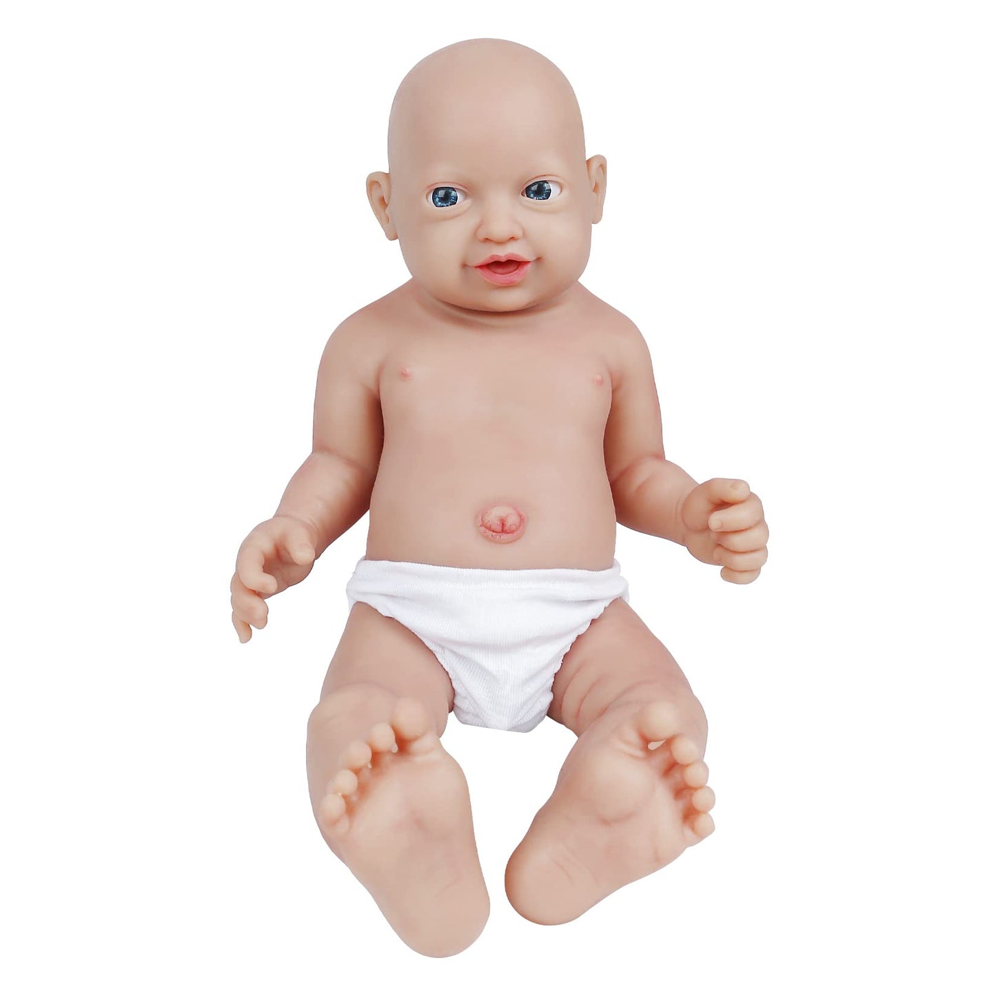 Vollence 16 inch Silicone Baby Dolls Girl Weighted 4.95 lb,[NOT Vinyl],Silicone Full Body Reborn Lifelike Realistic Newborn Real Life Soft Babies with Complete Accessories & Gift Box for Kids Age 3+