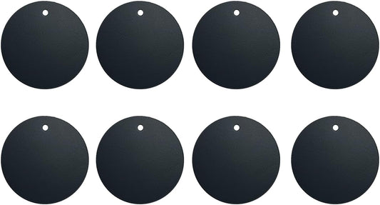 BGJRBY Plate8Pack 8 Mount Metal for Magnetic Car Mount Phone Holder with Full Adhesive for Phone Magnet, X Round