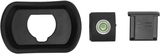 XZXCVN 3 Set GFX100II, XH1, XH2S, GFX50S, T5 Piece Eyepiece for Camera Viewer, Hot Shoe Cover and Bubble Level