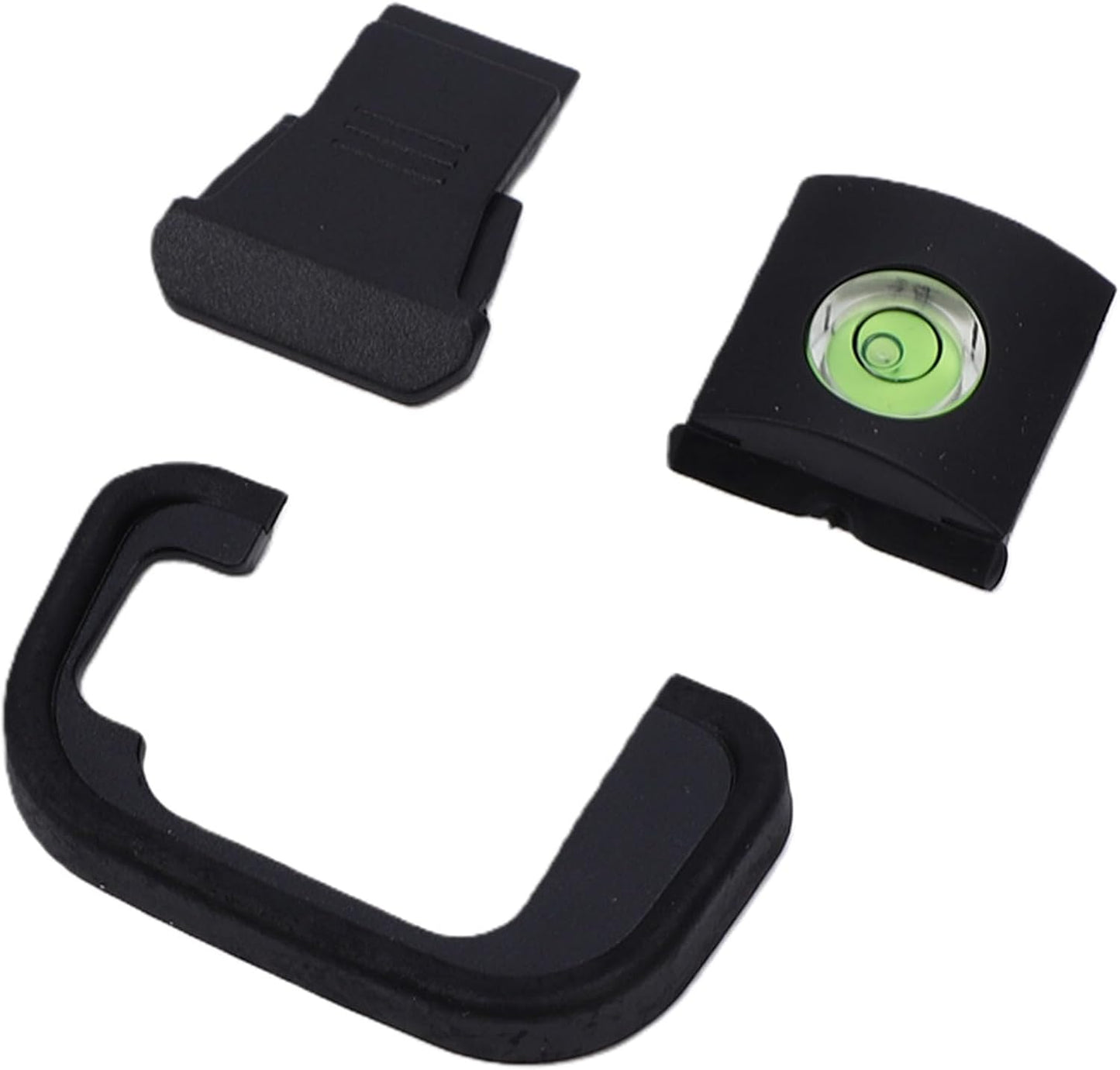 Akozon R8 Viewfinder Eyecup Fit for RP Camera Portable Eyepiece Eye Cup with Hot Shoe Cover Hot Shoe Level
