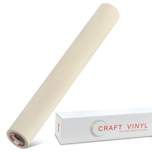 ANT Roll of Paper Transfer Tape for Vinyl, Premium-Grade Vinyl Transfer Paper with Layflat Adhesive, Ideal for Cricut Vinyl Crafts, Decals, and Lettering (24inch x 50ft)