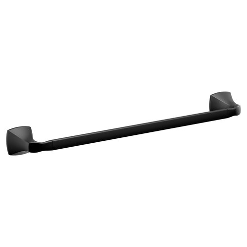 Moen Voss Matte Black Towel Bar, YB5124BL